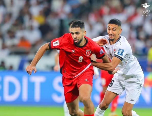 علي علوان أفضل لاعب بلقاء النشامى والعراق